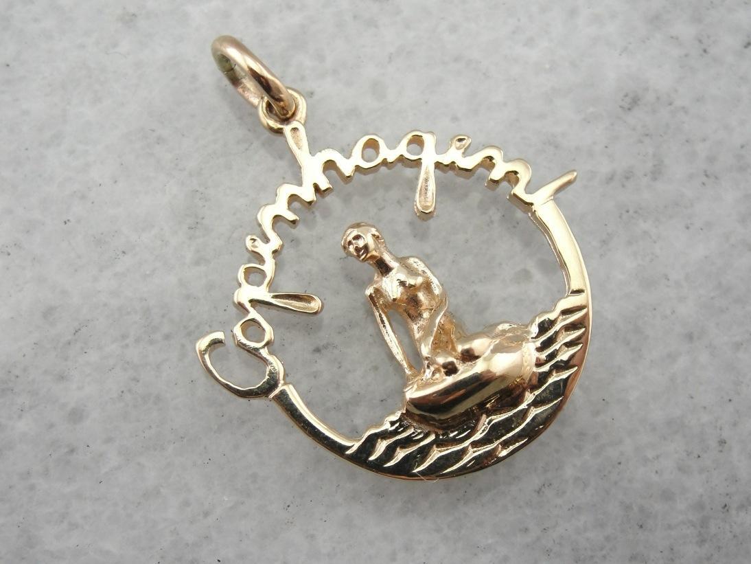 The Copenhagen Little Mermaid Pendant