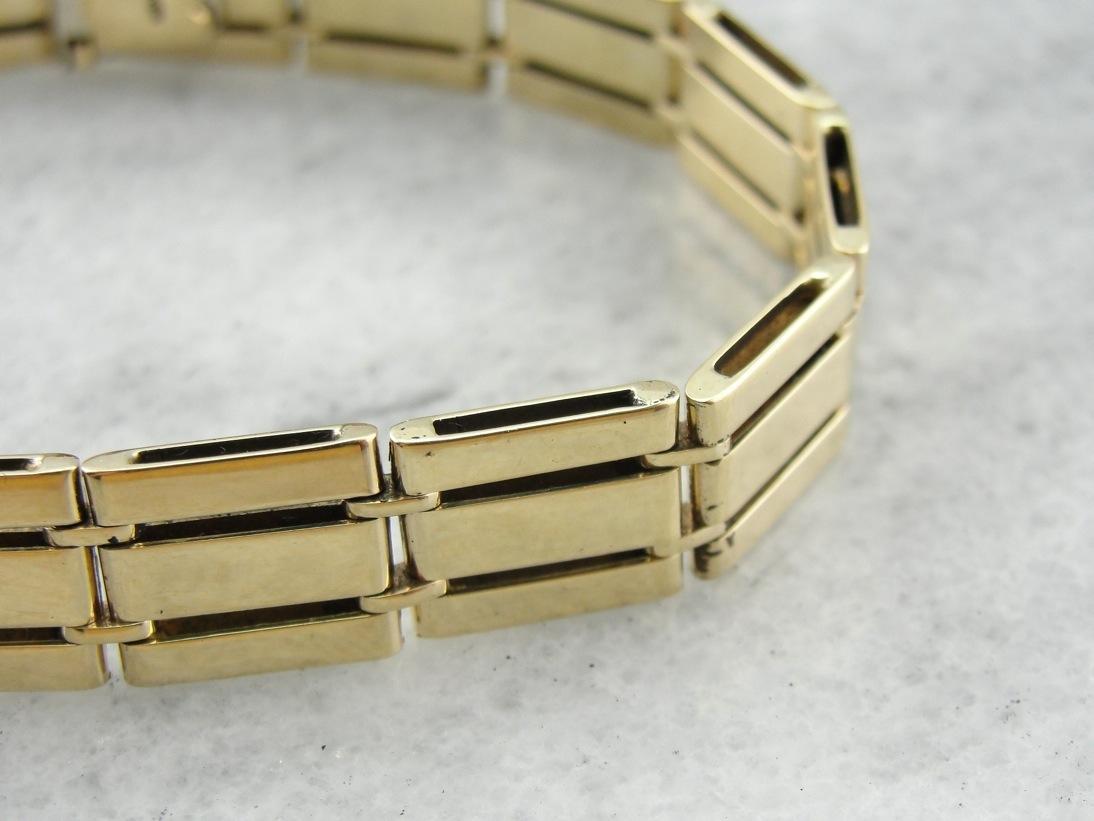 Vintage Golden Gate Link Bracelet