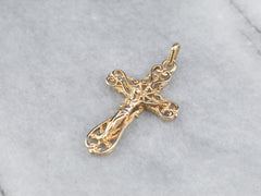 Filigree crucifix deals