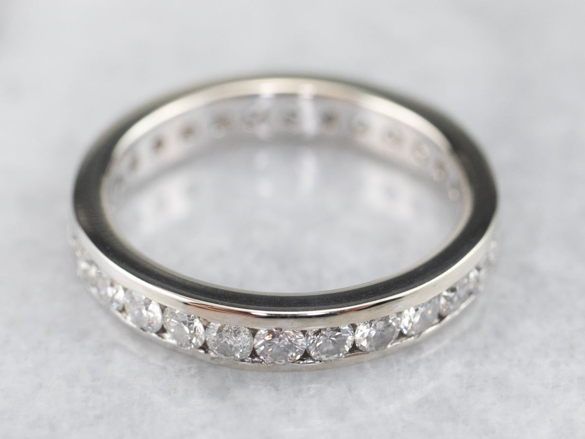 Channel Set Diamond Eternity Band