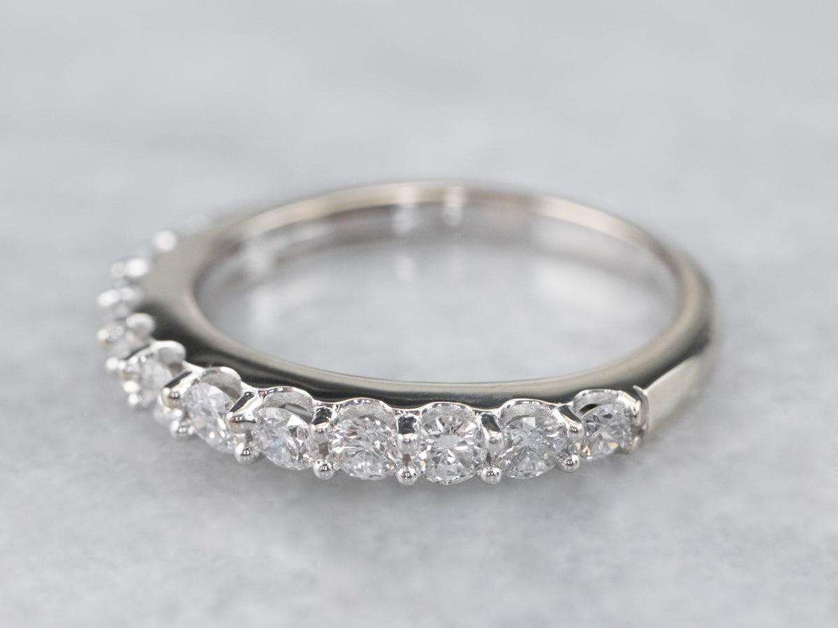 Diamond White Gold Wedding Band