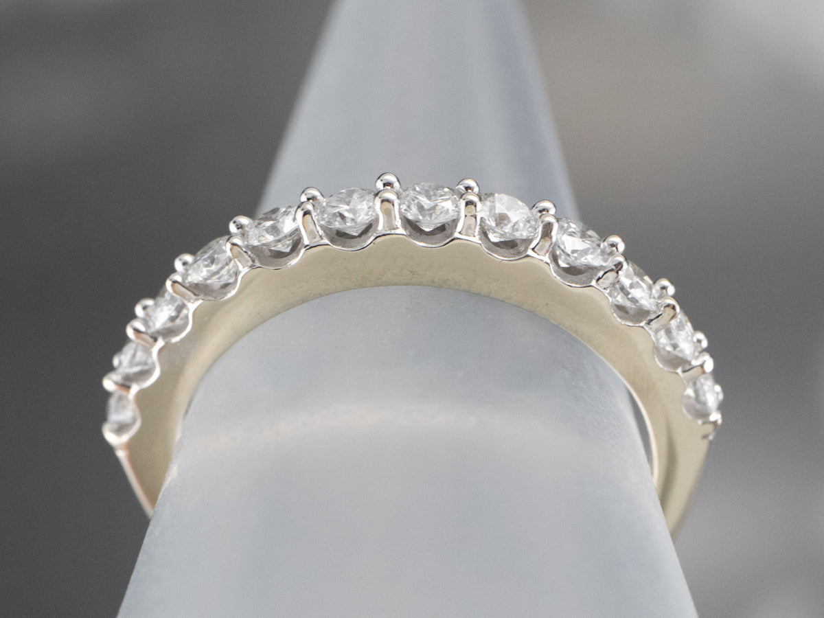 Diamond White Gold Wedding Band