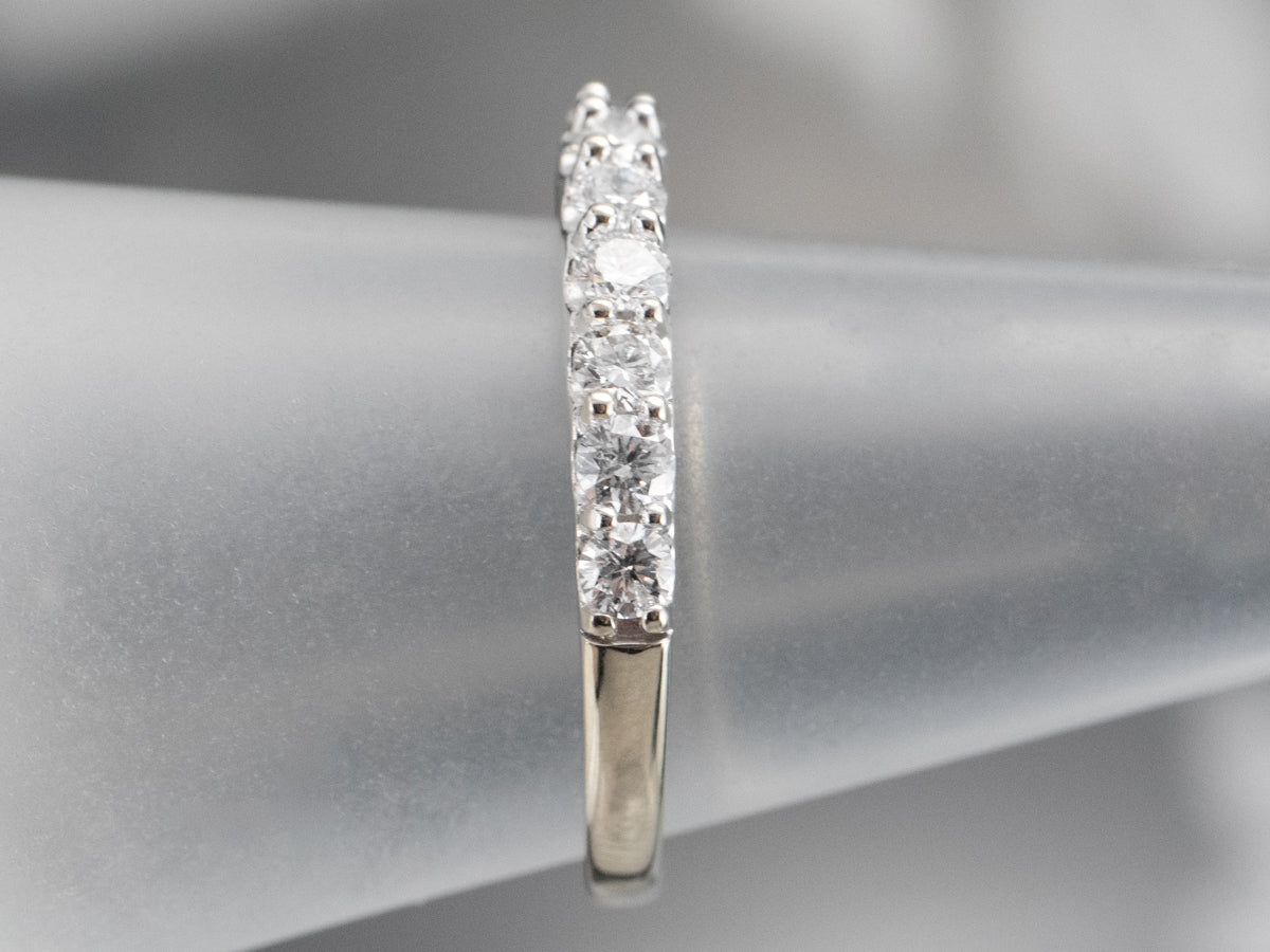 Diamond White Gold Wedding Band