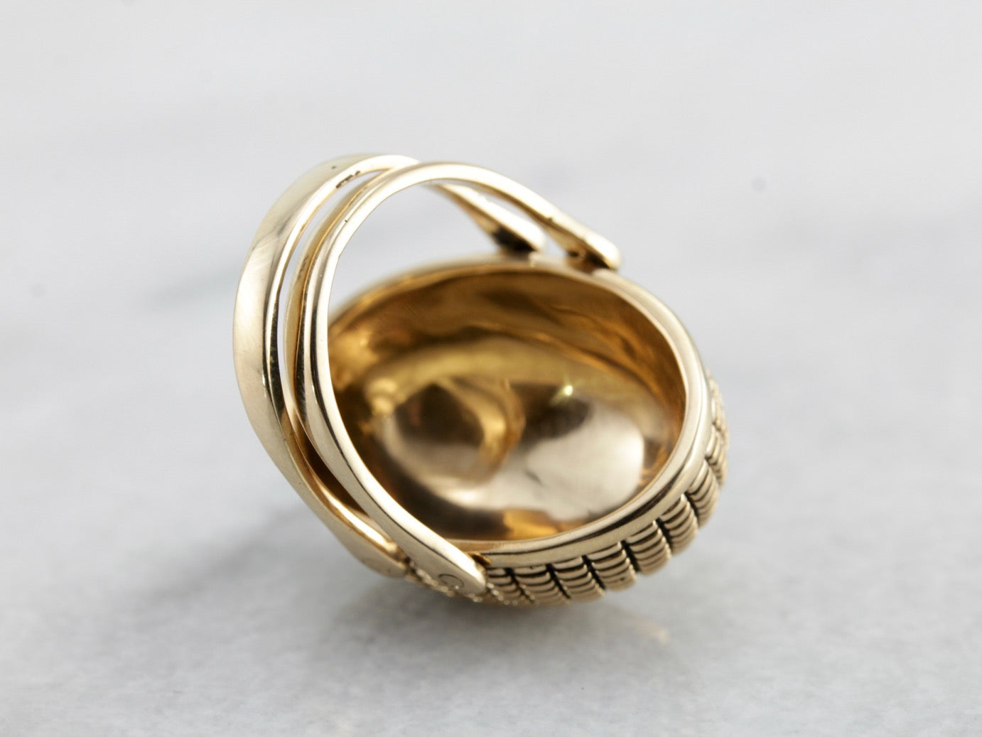 Beautiful Glenaan 14K Gold Nantucket Basket