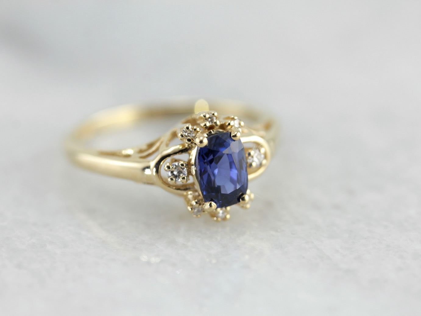 Sapphire Engagement Ring