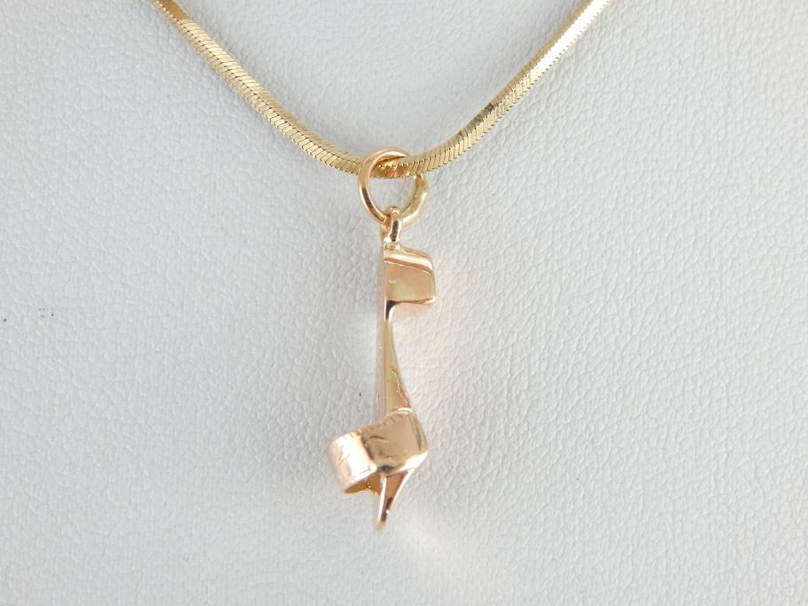 Yellow Gold High Heel Charm or Pendant