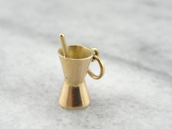 Vintage Solid Gold Apothecary Charm