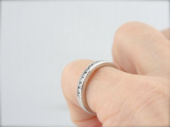 Classic White Gold Diamond Wedding Band