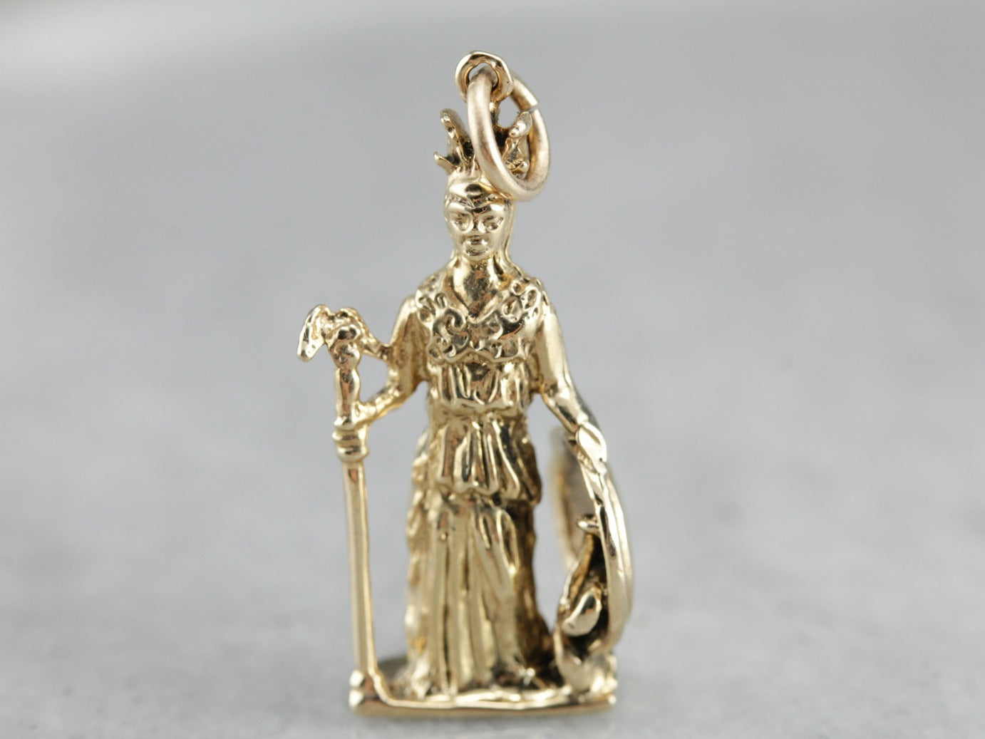 Athena, Goddess of War and Wisdom Charm