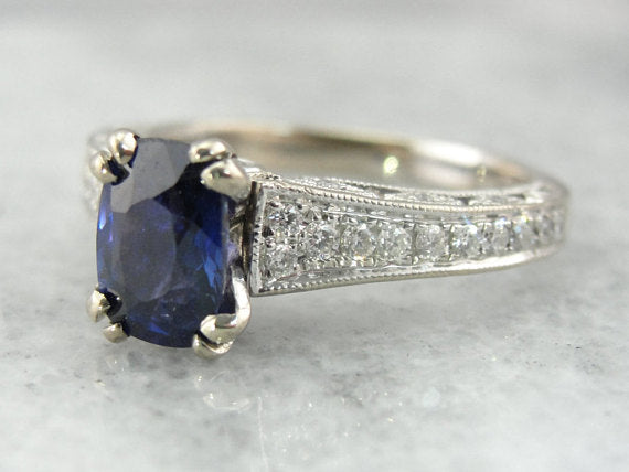 True Blue Sapphire of Benchmark Quality from Sri Lanka