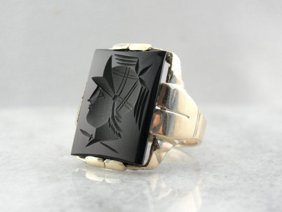 Gold ring with roman soldier outlet