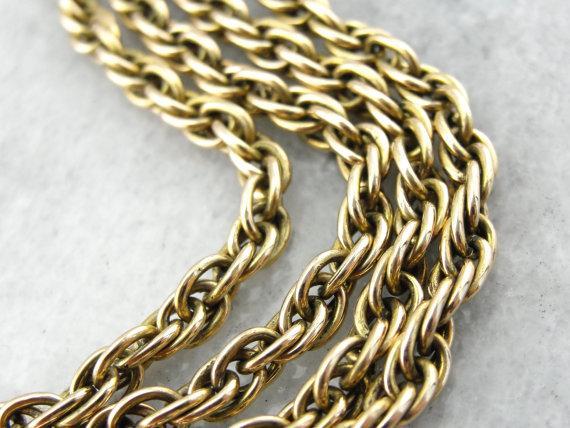 14K Yellow Gold Twist Chain